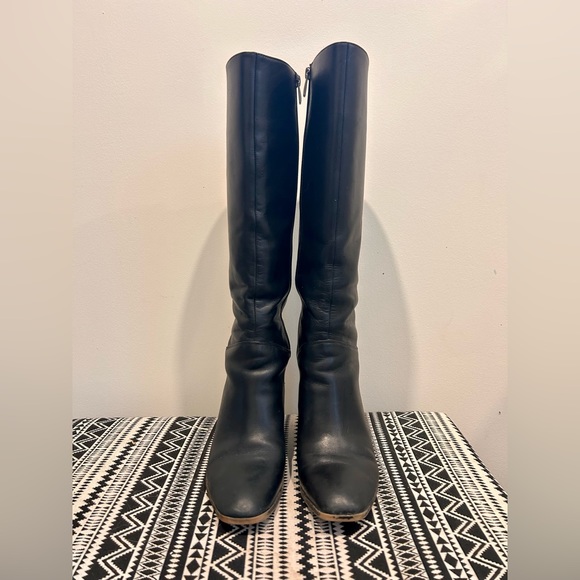 Franco Sarto black heeled boot, size 8.5 - Picture 4 of 5